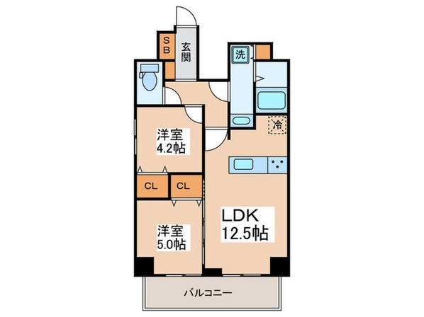 レオーネ錦糸町の物件間取画像